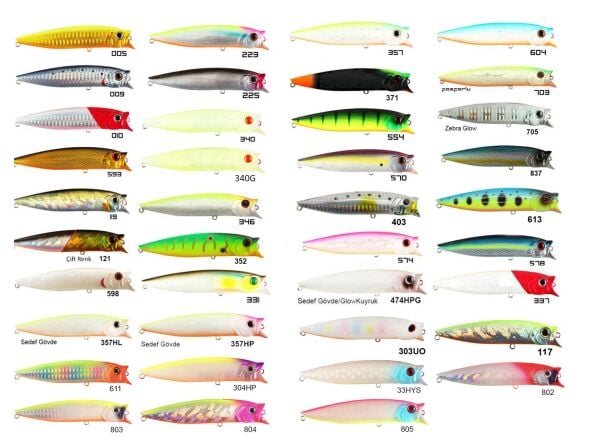 Usami Combo Pop 100F 12.1 G Maket Balık 604
