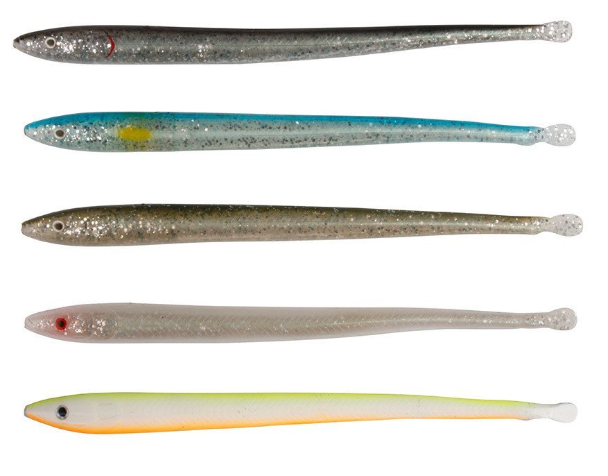 Savage gear LB Sandeel Slug 14 cm 6 Adet Sahte Balık Dirty Silver