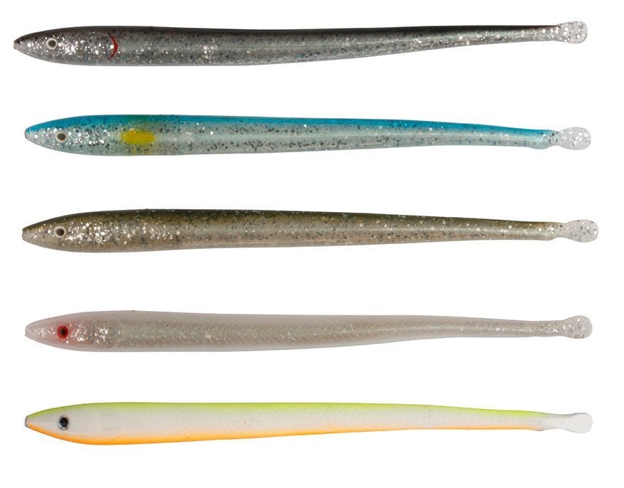 Savage gear LB Sandeel Slug 14 cm 6 Adet Sahte Balık Real Pearl