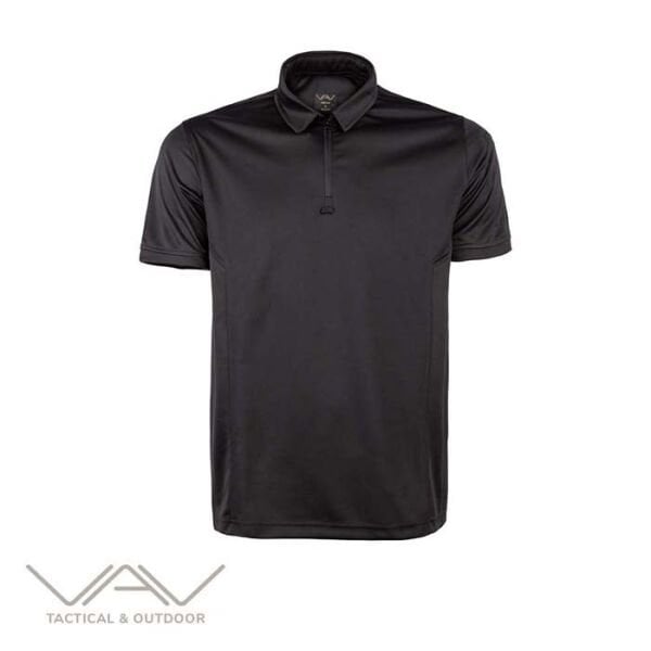 VAV Vlac-01 Polo Yaka Tişört Siyah M