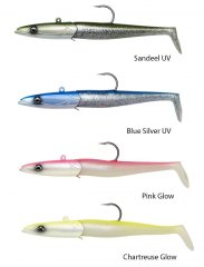 Savage gear Sandeel 20 cm 265 gr 2+1 Sahte Balık Blue Silver UV