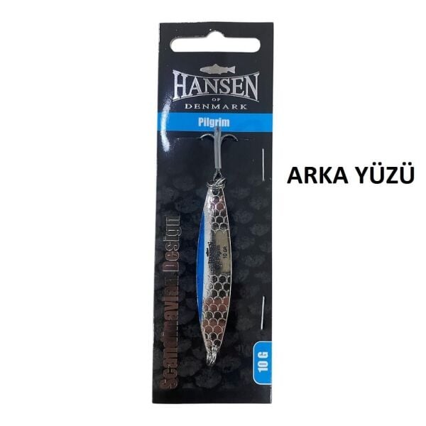 Hansen Pilgrim 6.1cm 10g Kaşık Silver/Blue