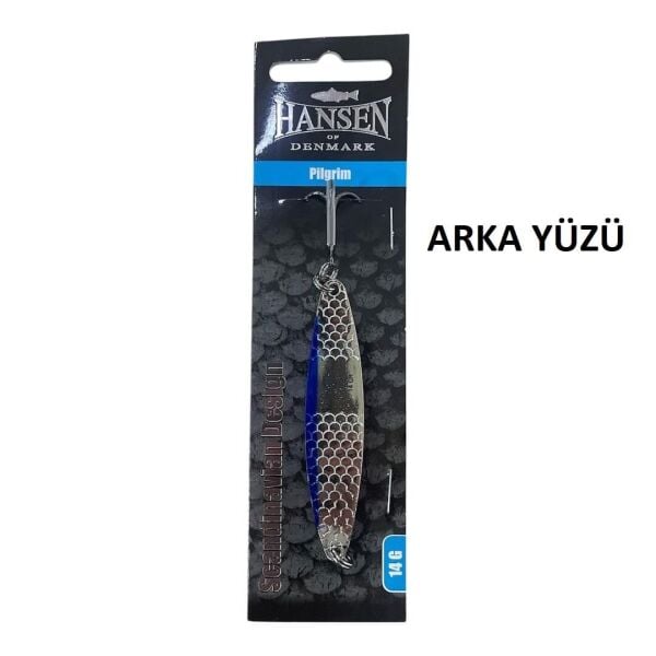Hansen Pilgrim 7.8cm 14g Kaşık Silver/Blue