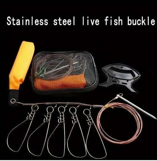 Captain 7688 Balık Kıtkası 25mt 5 Karabinalı Kıtka Seti