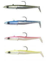 Savage gear Sandeel 20 cm 180 gr 2+1 Sahte Balık Blue Silver UV