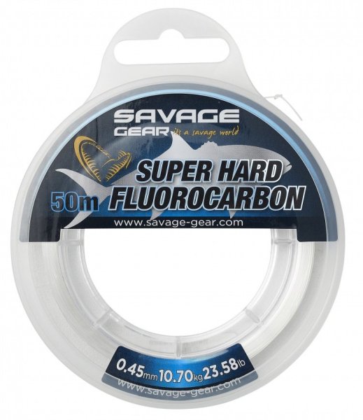 Savage Gear Super Hard Fluorocarbon 50 M Clear 0.50 MM 13.20 KG 29.10 LB