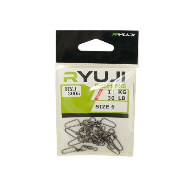 Ryuji RYJ 3005 No:10 Klipsli Fırdöndü 10 Adet 8kg Çeker