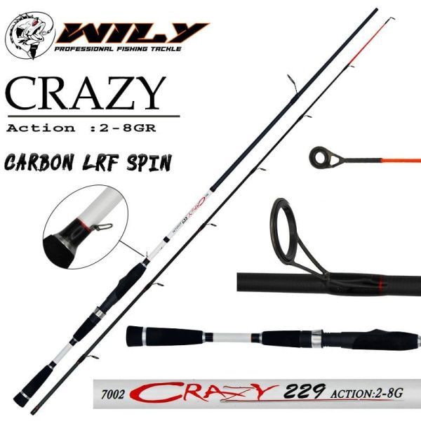 Wily Crazy 210cm 2-8gr Atarlı Lrf Kamışı