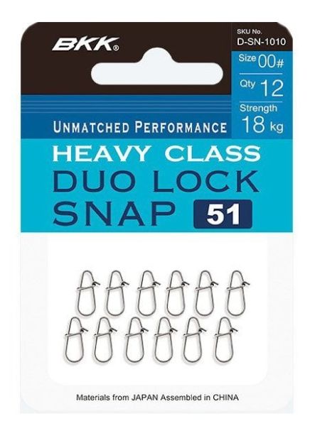 BKK Duolock Snap-51 No:0 Klips 12 Adet 22kg Çeker