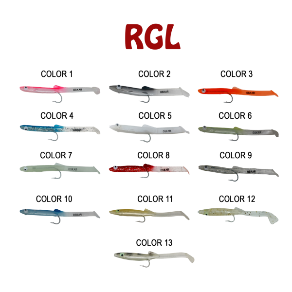 Oskar RGL Silikon Balık 5.5cm 25li