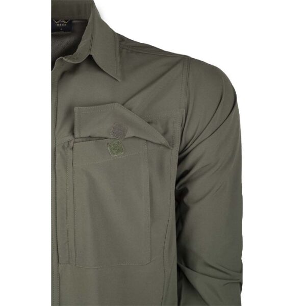 VAV Uzun Kol Gömlek Tacflex-01 Haki - M
