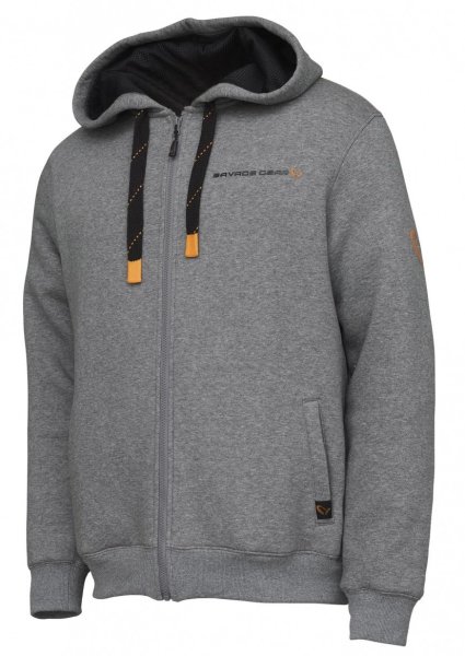 Savage Gear Classic Zip Hoodie Grey Melange M