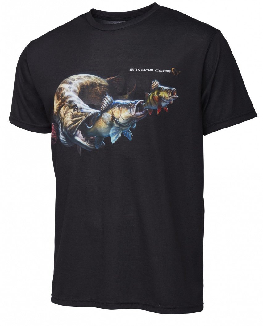 Savage Gear Cannibal T-Shirt Black L