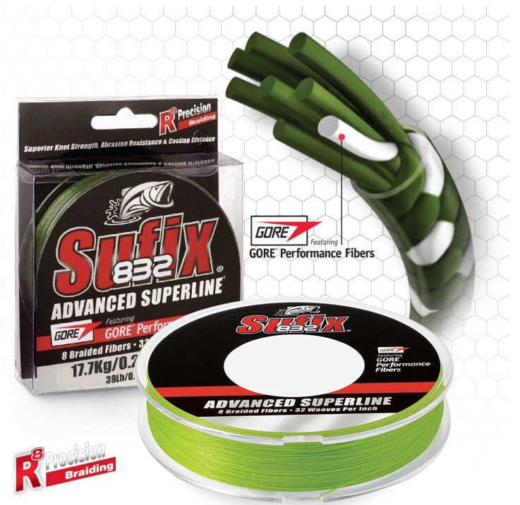 Sufix 832 Advanced İp Misina NEON LIME - 0.33MM - 100MT - 28.5KG