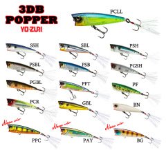 Yozuri 3DB Popper Floating Sahte Balığı
