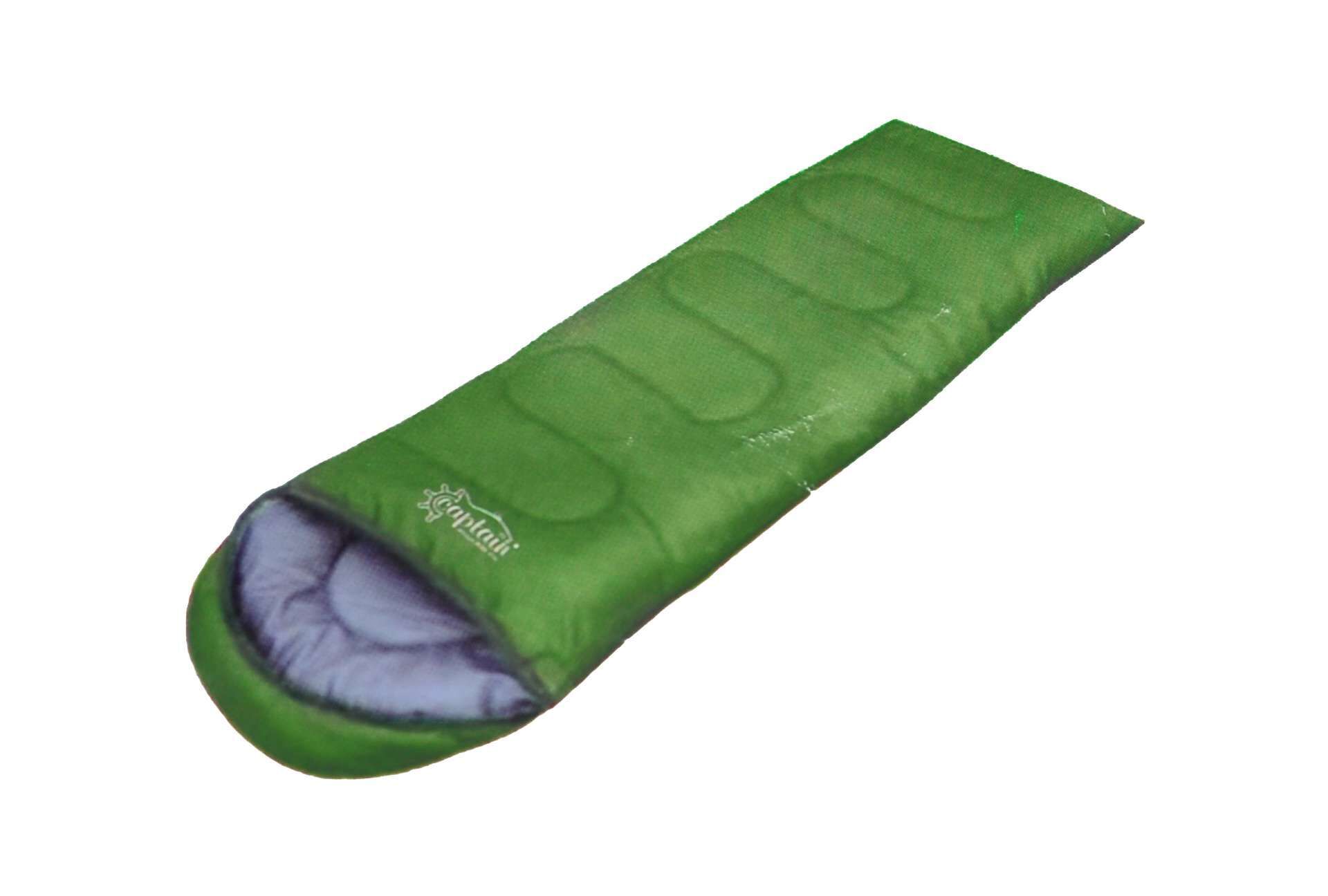Captain Kamp Uyku Tulumu 7405 Mumya Tipi 190+30x50x75 cm Yeşil