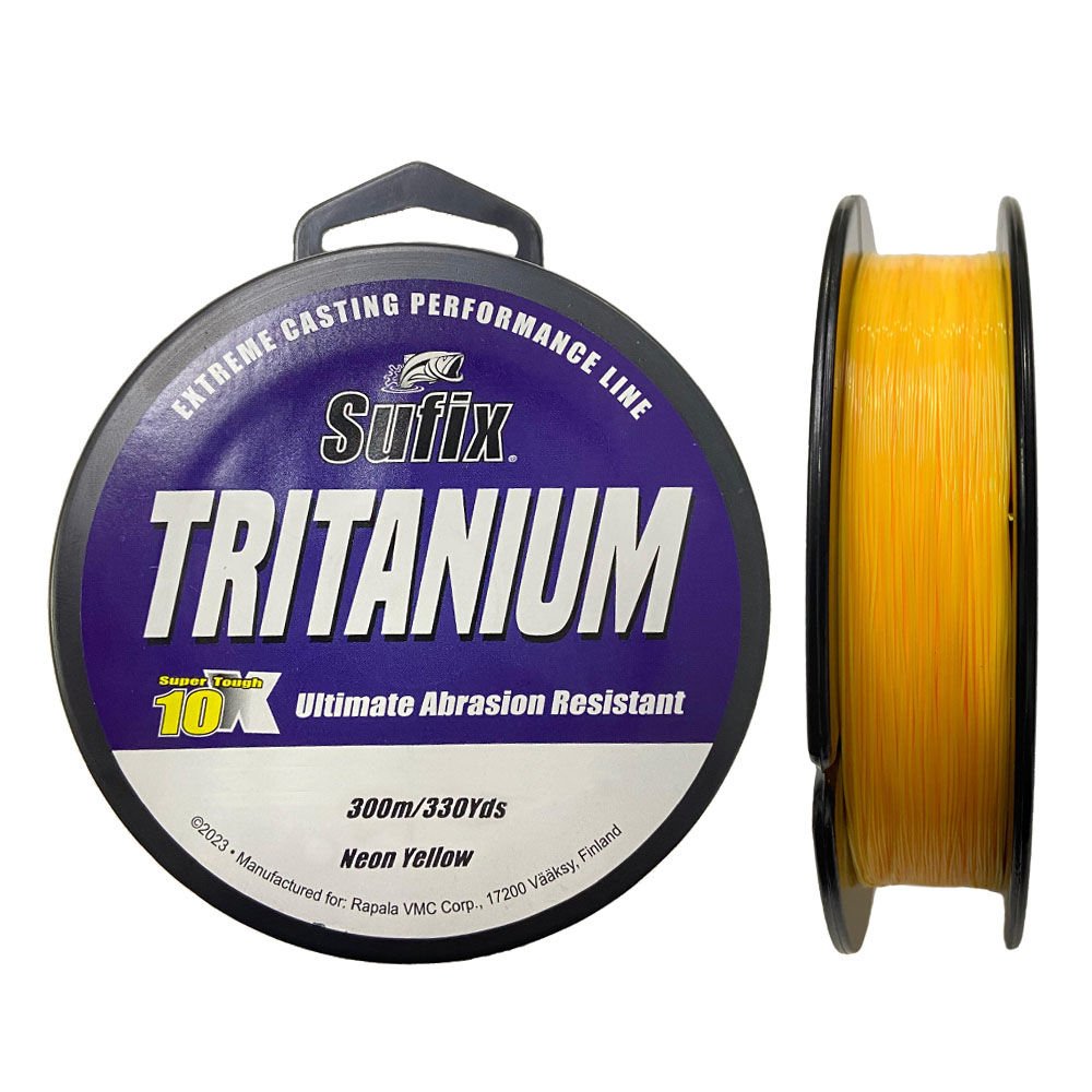 Sufix Tritanium Surf Misina NEON YELLOW - 0.30MM - 300MT - 6.3KG