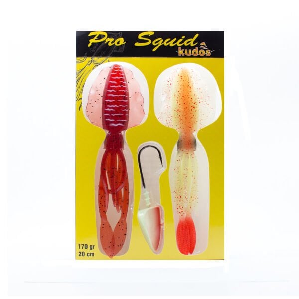 Kudos Pro Squid 20 cm (2 Adet) 170 gr Lumo Jighead
