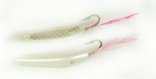 Captain 3625 Feather Jig 5cm Silikon Suni Yem 2'li Paket Beyaz