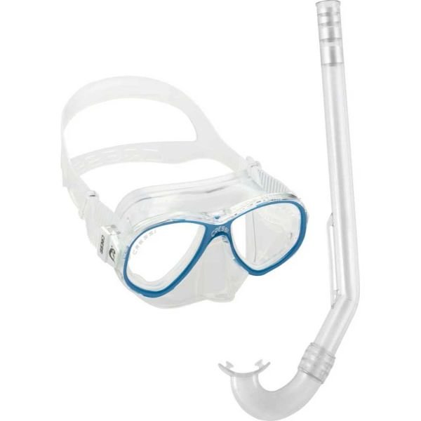 Cressi Junior Perla Maske - Mini Gringo Şnorkel Set CLEAR/BLUE