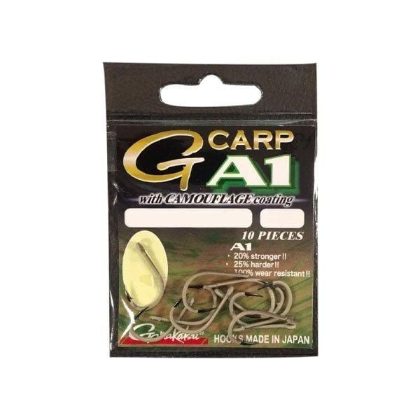 Gamakatsu A1G-Carp Camousand No:4 İğne 10 Adet