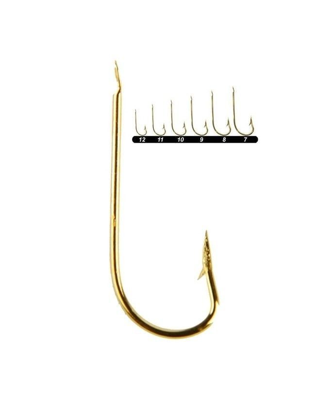 Youvella 1301 No: 4 Çapari İğnesi Çapraz 100'lü Kutu Sarı