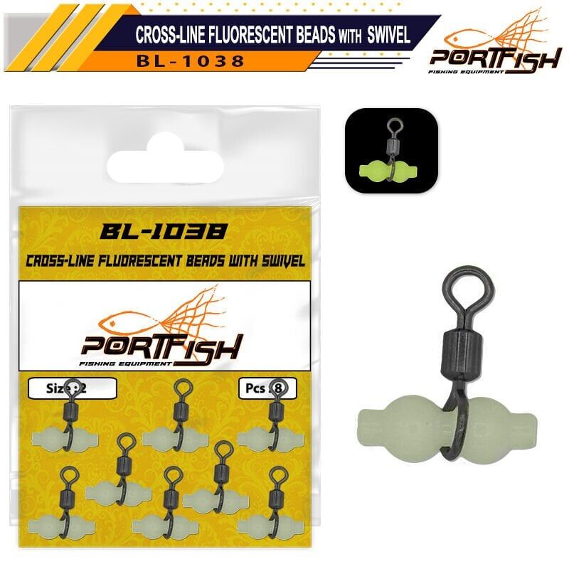 Portfish BL-1038 No:6 Üçlü Fosforlu Gezer Fırdöndü