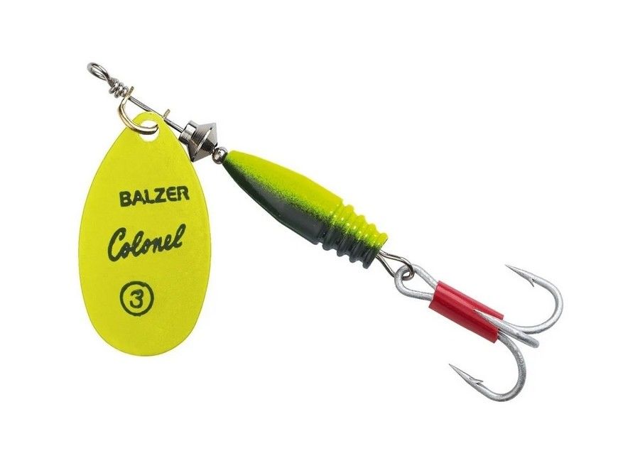 Balzer 13060 Colonel Classic Fluo Uzun Gövde Alabalık Kaşığı 7 gr