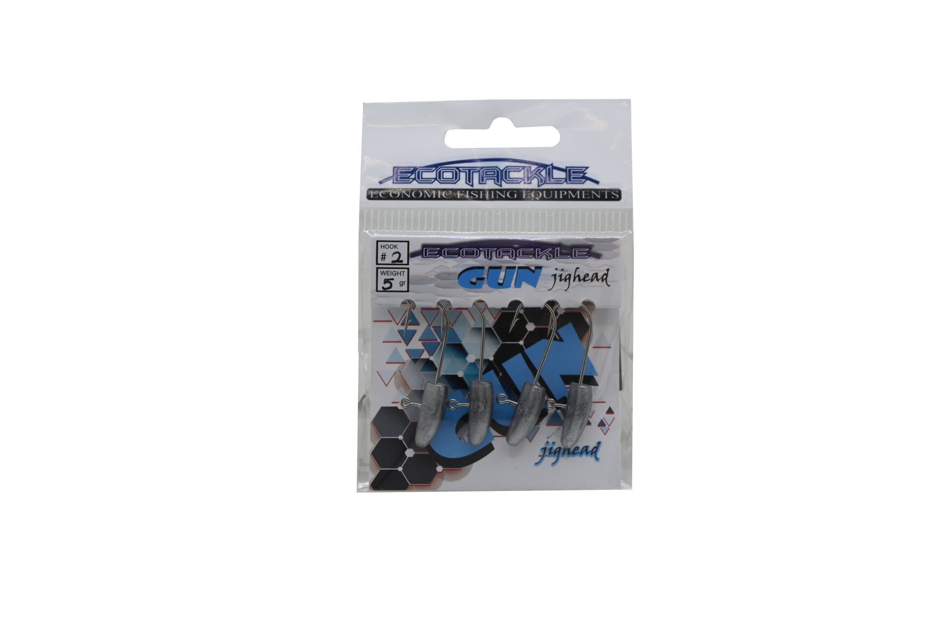 ECOTACKLE GUN LRF JIGHEAD  4P 1