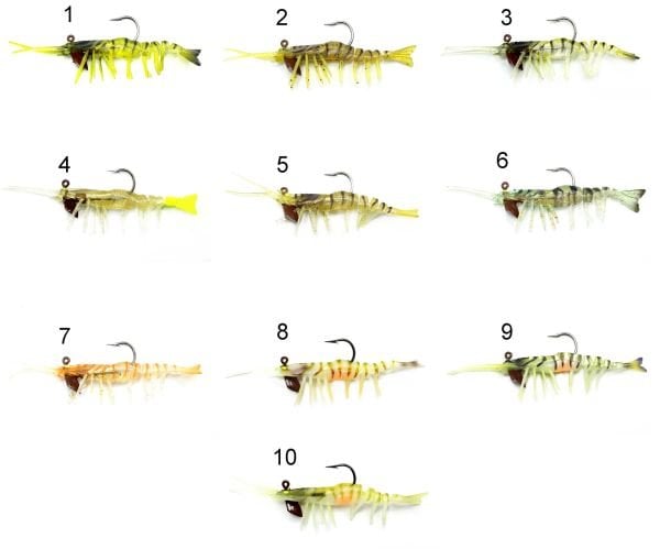 Captain 3049 Magic Shrimp 3D Silikon Karides 76mm 5.5gr Suni Yem 03