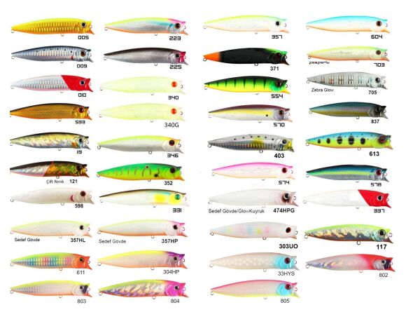 Usami Combo Pop 100F 12.1 G Maket Balık 802
