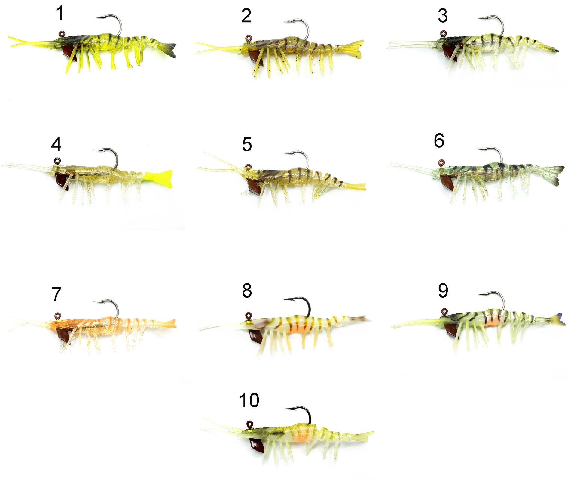 Captain 3049 Magic Shrimp 3D Silikon Karides 76mm 5.5gr Suni Yem 04
