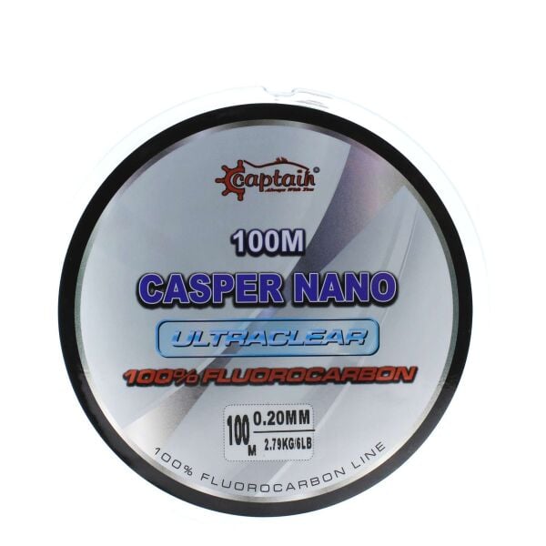 Captain Casper Nano %100 Fluoro Carbon Misina 100mt
