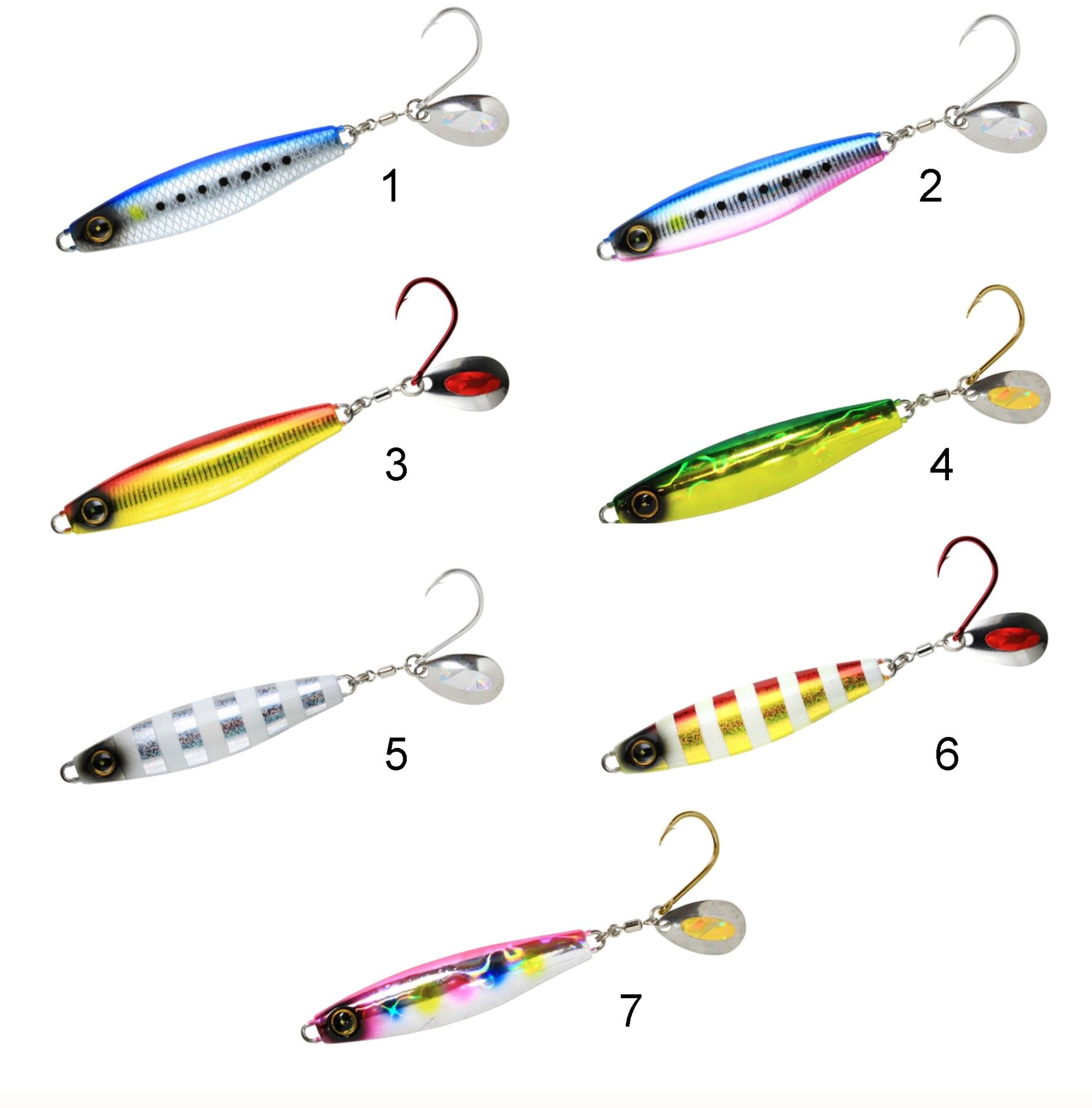 Hayabusa FS 437 Jack Eye Sawara Cast Spin 30gr Light Jig Suni Yem 1