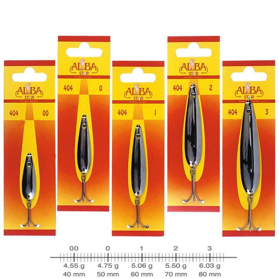 AlbaStar 404 Lüfer Olta Kaşığı DÜZ - NO:3