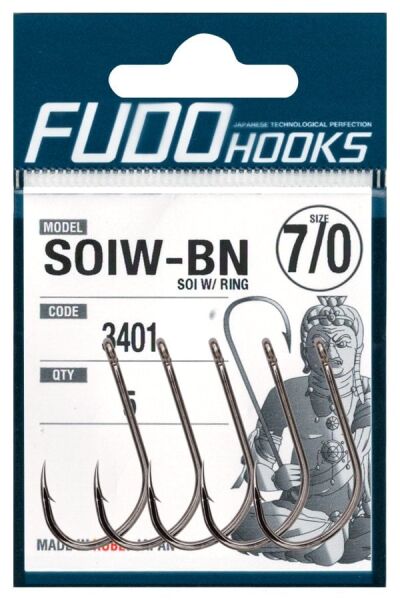 Fudo 3401 Soi Black Nikel İğne 6/0