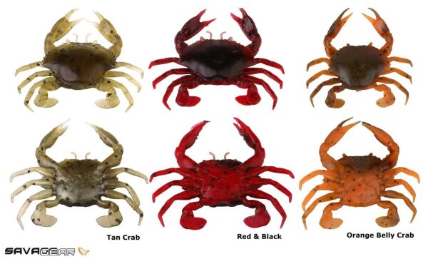 Savage gear LB 3D Manic Crab 5 cm 4 Adet Sahte Balık