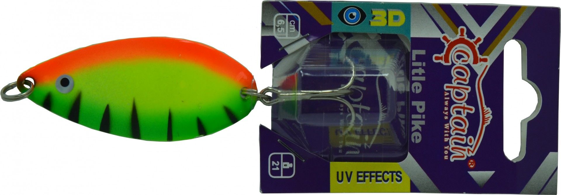 Captain 6165 Turna Kaşığı 21gr Little Pike 6.5cm 02