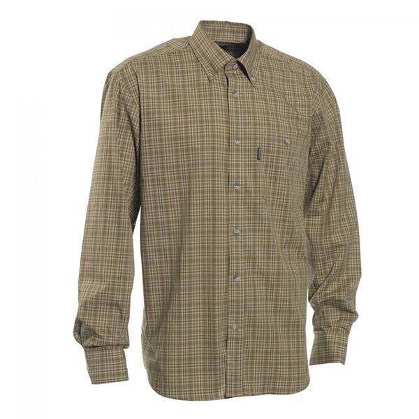 T. DEERHUNTER Marshall Yeşil Kareli Uzun Kol Gömlek 39/40