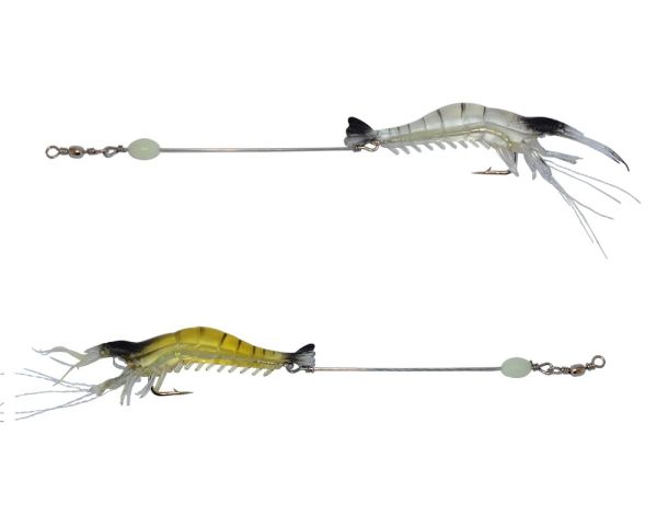 Captain 3063 Silikon Karides Takım 10cm Suni Yem 2'li Set B