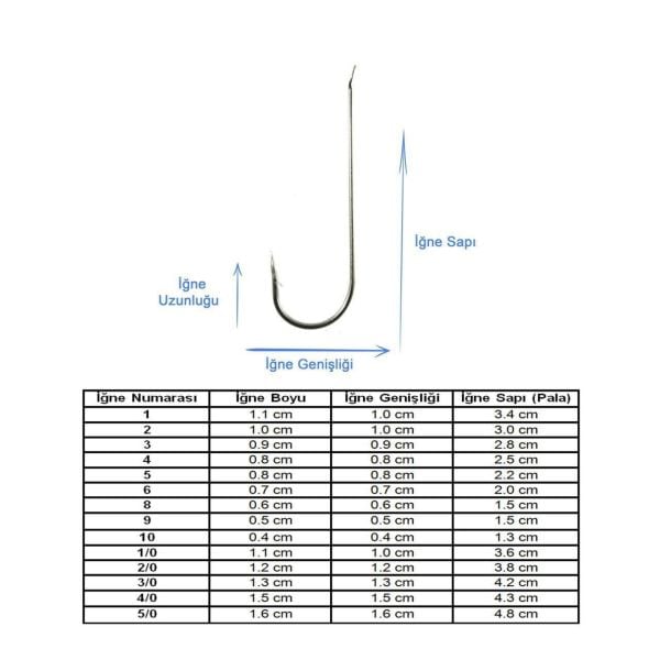 Marlin 1251C Nikel Olta İğnesi NO:6 (100Pcs)