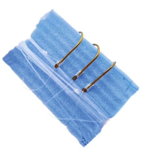 Balıkmarketim Köpükte 3 İğneli Yemli Hazır Takım 6 Adet