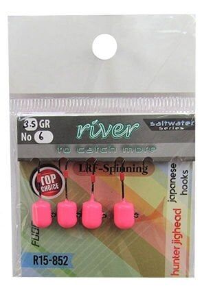 Rıver Hunter Jig Head Pembe Glow 4P 3 GR