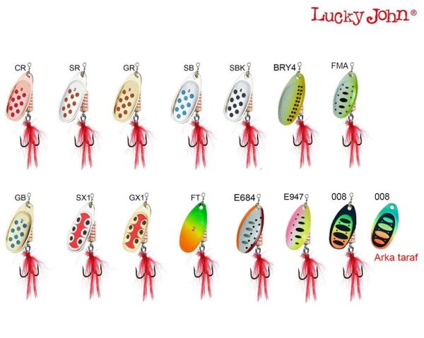 Lucky John Spin X Round Döner Kaşık 5 Gr No:2 CR