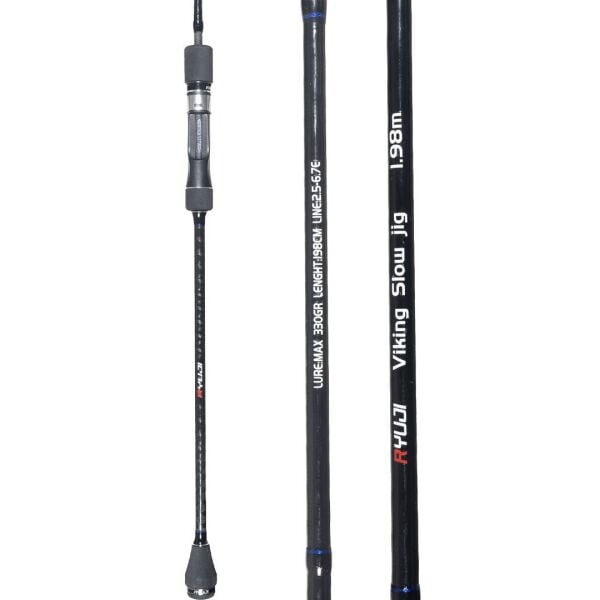 Ryuji Viking Fuji CA 198cm max 330gr Aksiyonlu 2 Parça Tetikli Slow Jig Olta Kamışı
