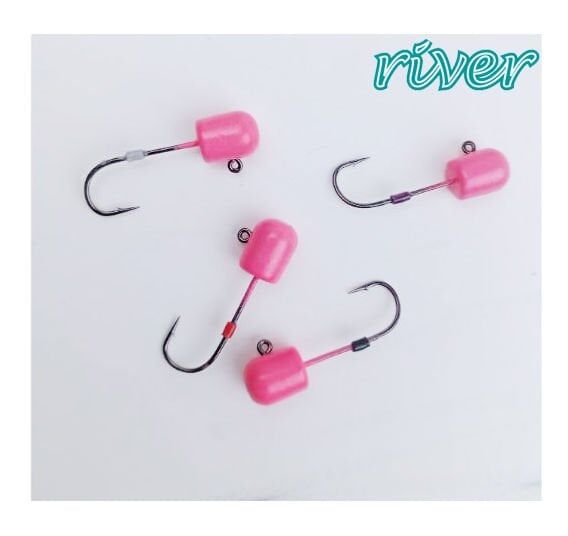 Rıver Hunter Jig Head Pembe Glow 4P 1 GR