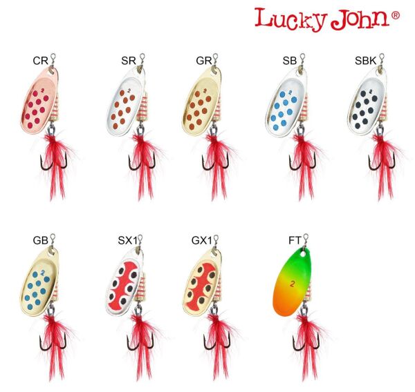 Lucky John Spin X Round Döner Kaşık 3.5 Gr No:1 GR