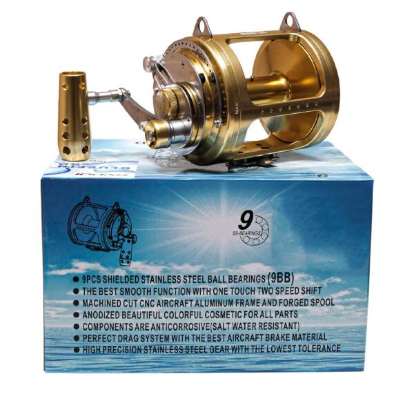 Ryuji Blue Fin 50W 9 Bilyalı Çift Devirli Sağ El Çıkrık Makinesi