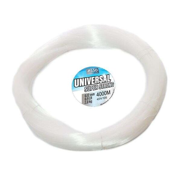 Asso Universal Çile 4000mt Monofilament Misina Beyaz