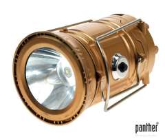PANTHER PT-5700 5 LED+1AD 3W LED USB ŞARJLI SOLAR KAMP LAMBASI